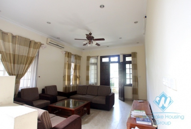 Bright house with yard available for rent in Ciputra, Tay Ho district, Hanoi- fully furnished